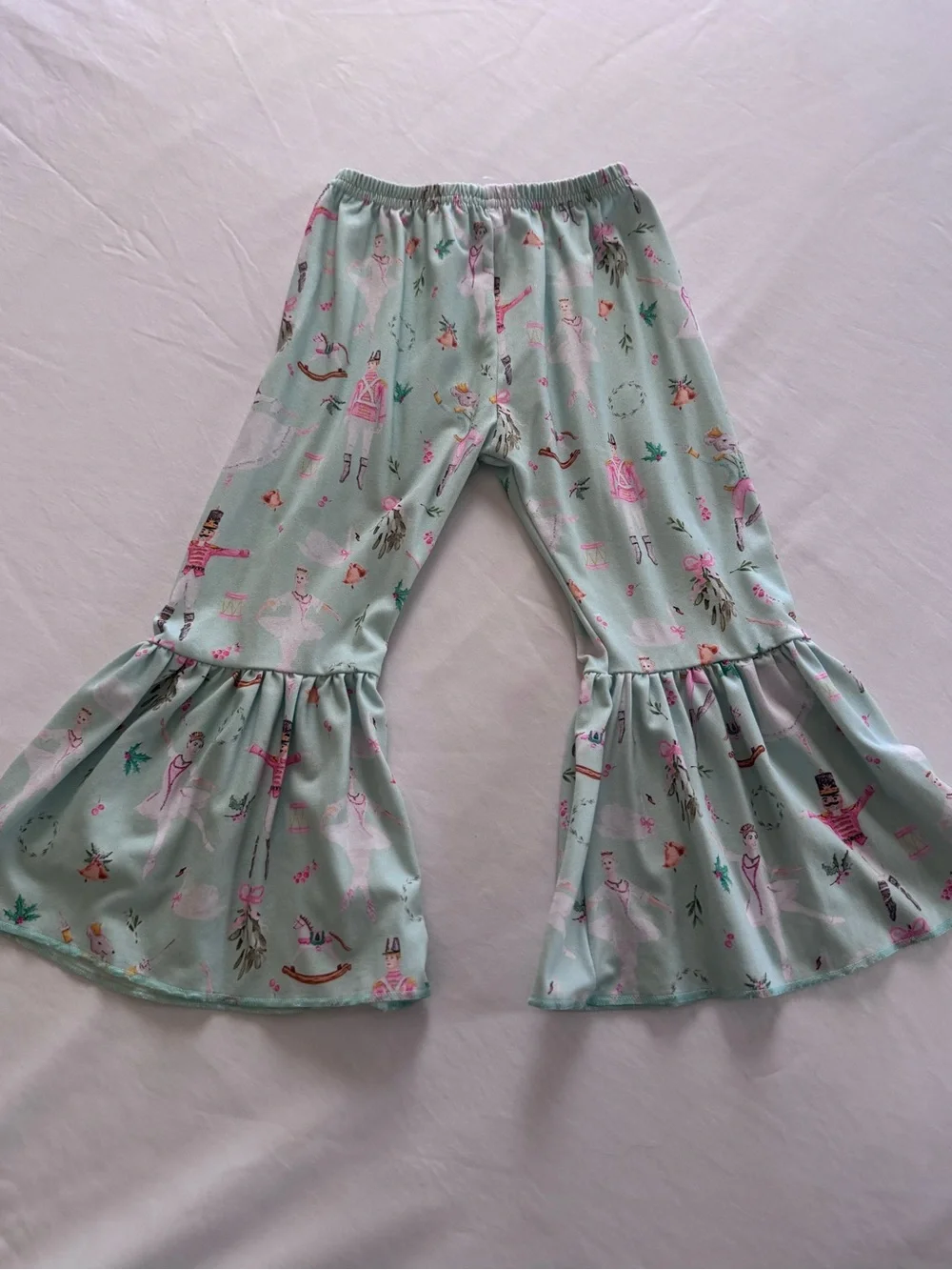 Girls Boutique Matching Sets Bundle – Christmas & Dinosaur Ruffle Outfits